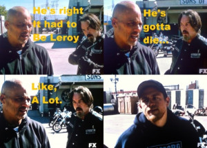As hilarious as Happy’s quote was, Chibs’s facial expressions in ...