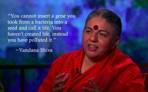 Vandana Shiva GMO Quote