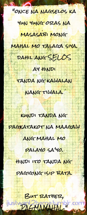 mahal tagalog quotes tagalog Taglish pinoy quotes pinoy quotes quote