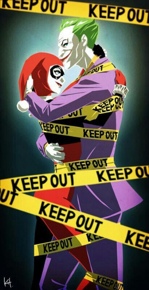 Joker and Harley Quinn. Keep out of our relationship.