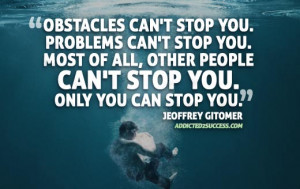 Obstacles Picture Quote