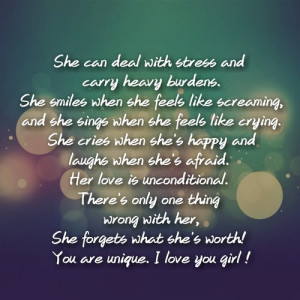 She used to be the sweetest girl