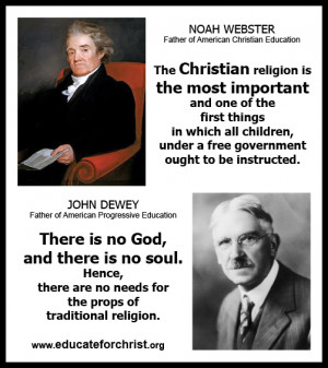 Comparison of Worldviews: Noah Webster vs. John Dewey