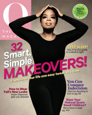 Oprah Embraces Stripped Down Beauty for O Magazine