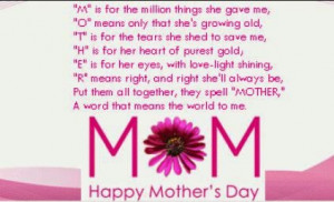 Happy Mothers Day 2015 Quotes Poems