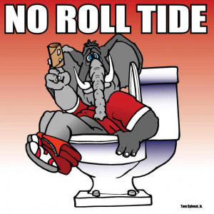 LSU beat Alabama 9-6 and now some very funny pictures are showing up ...