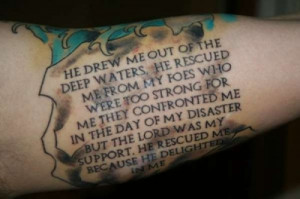 Bible quote tattoos