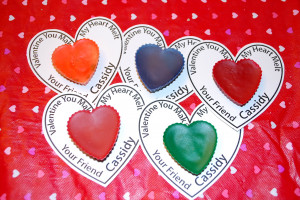 Valentines Crafts With Melted Crayons