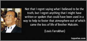 quotes about not having regrets
