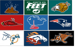 Yesterday's Cheese: NFL Logo Parodies Taunt Fans And Haters Alike