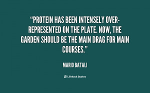 Protein has been intensely over-represented on the plate. Now, the ...
