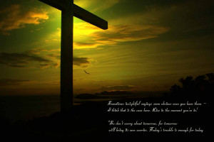 Jesus Quotes With Cross Picture