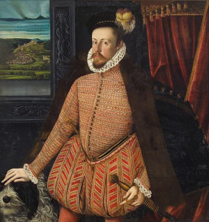 portrait of Archduke Charles (and his dog!) from 1569. Unknown ...