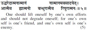 Bhagavad Gita Quotes In Sanskrit Chapter 6 of bhagavad gita