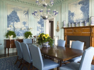 ... Download Room Wall Murals Interior Classic Dining Decorating Ideas