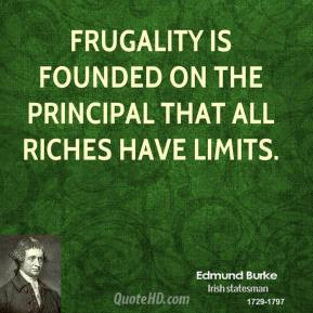 Frugality Quotes