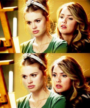 ... attitude of Malia when i'm concentrated, i don't be too calm as Lydia