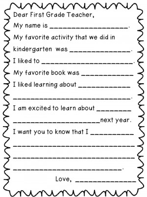 You can get it here Letter to next year's teacher.