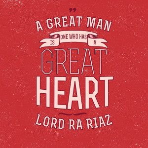 great man is one who has a great heart lord ra riaz gohar shahi