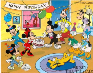 Happy Birthday With Mickey