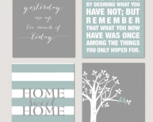 Modern Newlywed Quad - Family Tree- Inspirational Quote Don't let ...
