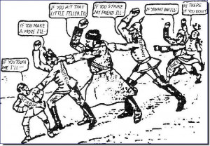 ... how the First World War started. The last guy seen is Britain