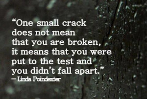 Means That You Were Put To The Test And You Didn’t Fall Apart: Quote ...