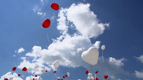 Balloons in the Sky stock video