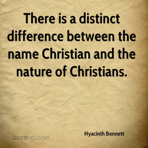 There is a distinct difference between the name Christian and the ...