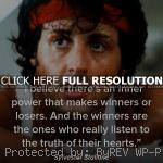 , quotes, sayings, inner power, winner sylvester stallone, quotes ...