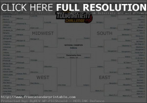 2013 NCAA Tournament Bracket Results