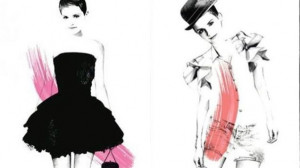 Early concept sketches for Emma Watson 39 s Lanc me campaign have ...