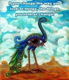 ... Hippie Psychedelic Art Quotes ~ Life, Peacock All Seeing Eye, Change