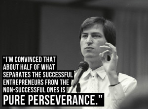 Steve Jobs quote what separates the successful entrepreneurs from the ...