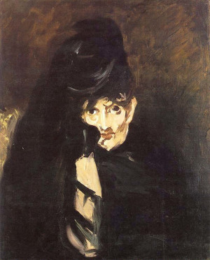 Edouard Manet, Berthe Morisot in Mourning, c. 1874, o.c., Private ...