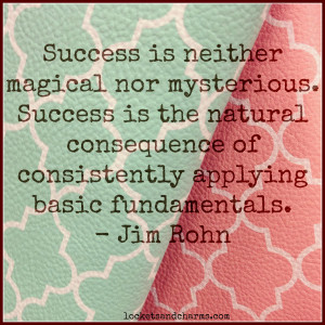 Success is... Quote by Jim Rohn