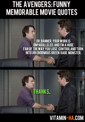 the avengers movie funny memorable quotes 7 pics