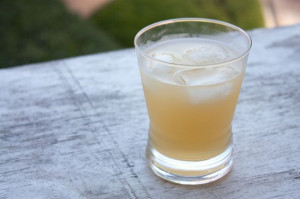 ... with a 'lemonade and a whisky,' his term for a whiskey sour