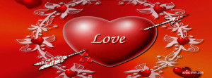 Bleeding Love Arrow Facebook Cover