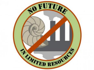 Environmental slogan 1 No Future for Limited Resources