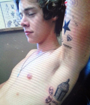 More shirtless action - Harry Styles