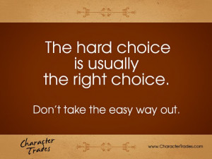 ... right, even if others disagree? www.CharacterTrades.com: Character