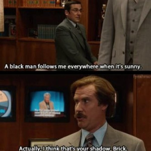 Brick Tamland Thinks a Black Man Is Following Him & Ron Points Out It ...