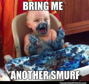 funny pic of a baby at meal time… any parent can relate! LOL