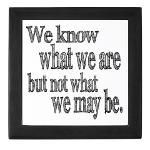 Shakespeare quote know not what we may be Ophelia in Hamlet ...