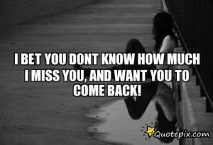 Want You Back Quotes