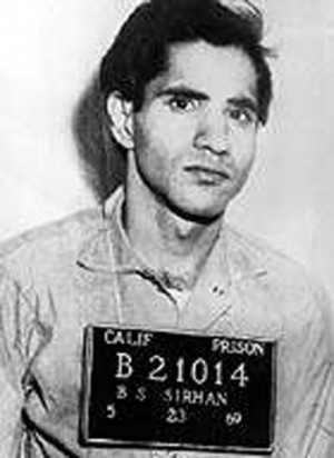 Sirhan Sirhan: Sirhan is a Jordanian who was convicted for the