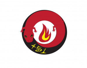 Fahrenheit 451 Guy Montag Helmet Logo by chibi-cupcake