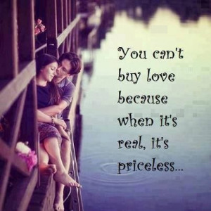 You can't buy love