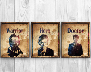 John Hurt Doctor Who Poster Doctor who - 50th anniversary